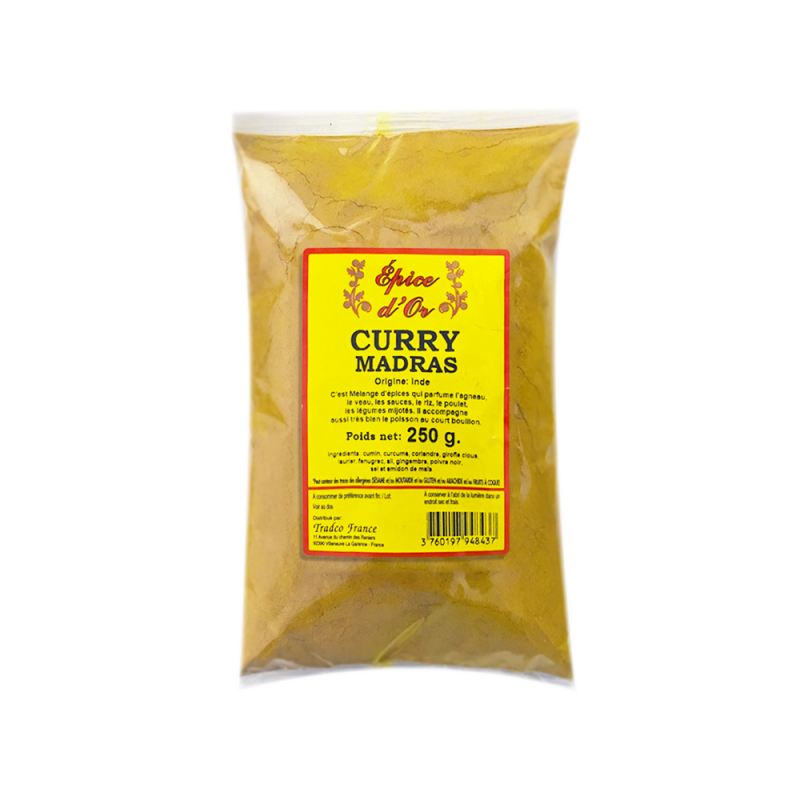 Curry madras EPICES D'OR 250g