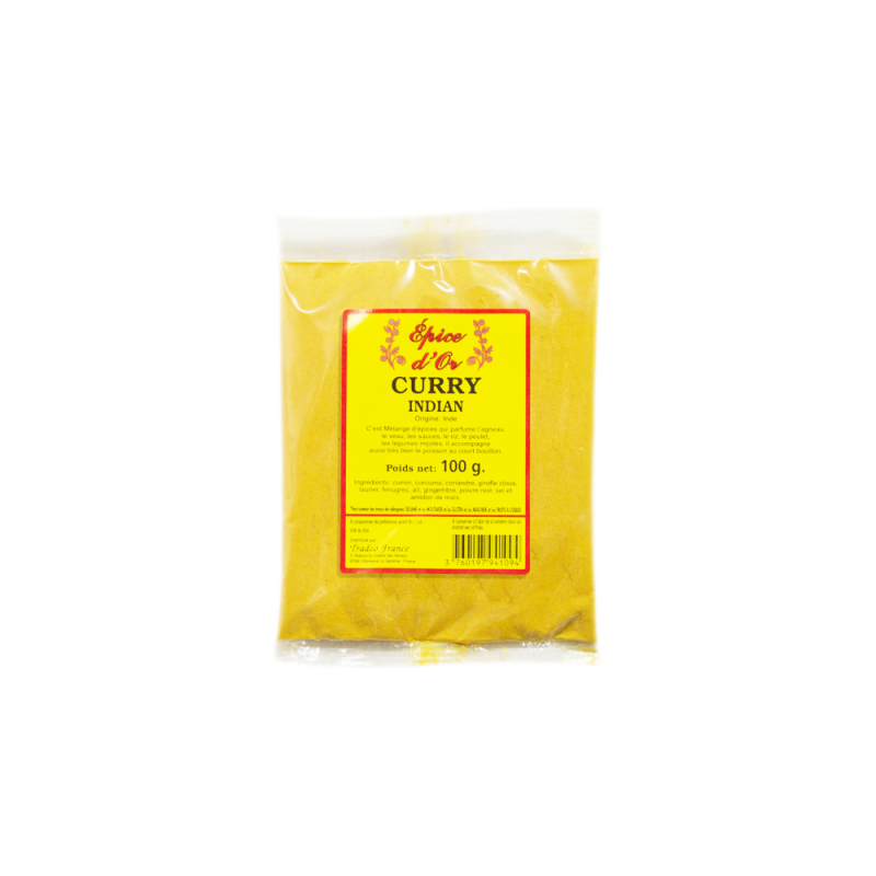 Curry indian poudre EPICES D'OR 100g