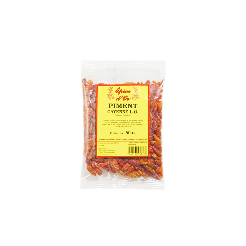 Piment fort entier EPICES D'OR 50g