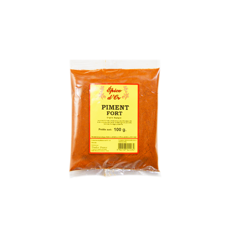 Piment fort poudre EPICES D'OR 100g