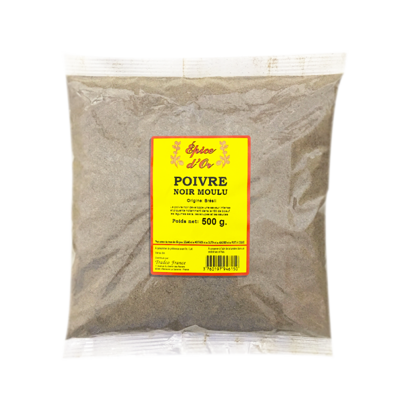 Poivre noir moulu EPICES D'OR 500g