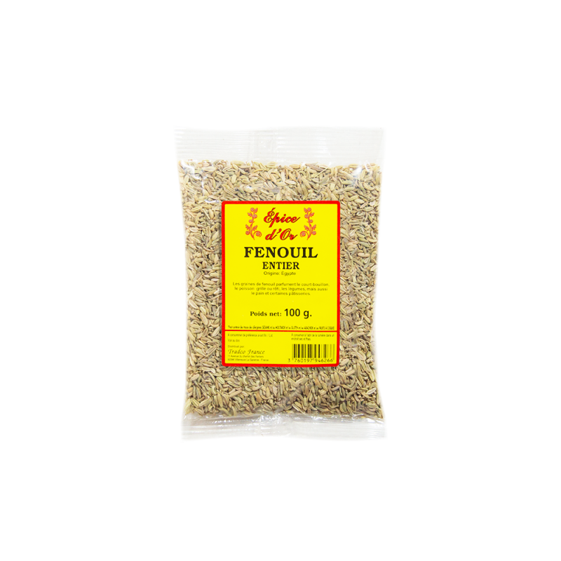 Epices Fenouil grain EPICES D'OR 100g