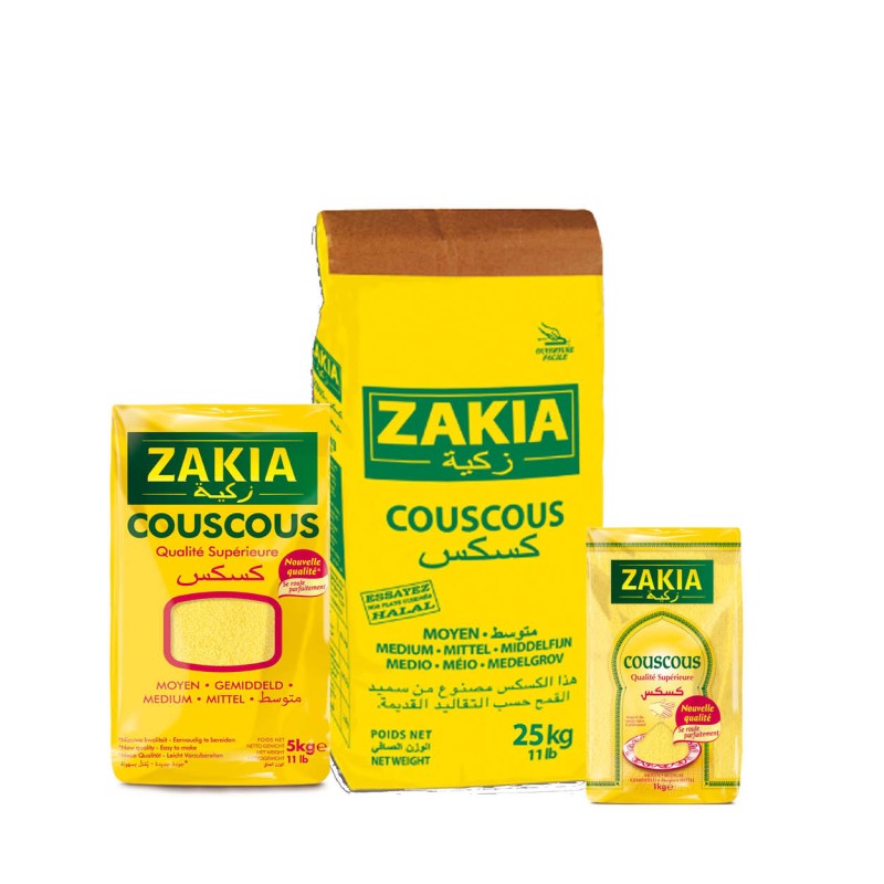 Couscous moyen ZAKIA 1kg