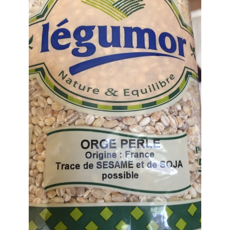 Orge perlée LEGUMOR 25kg