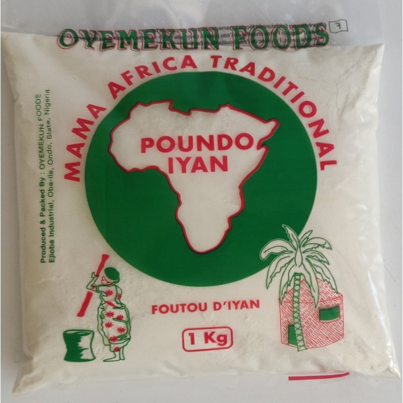 Farine d'IGNAME POUNDO IYAN 1kg