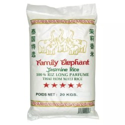 Riz Long Basmati Éléphant 20Kg