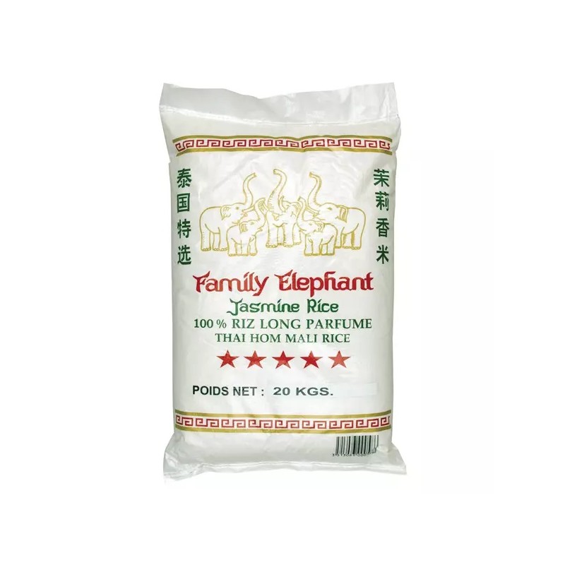 Riz Long Basmati Éléphant 20Kg