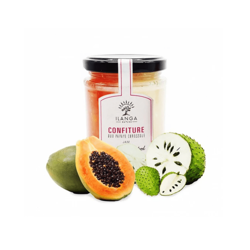 Confiture Papaye & Corossol ILANGA NATURE 220 g