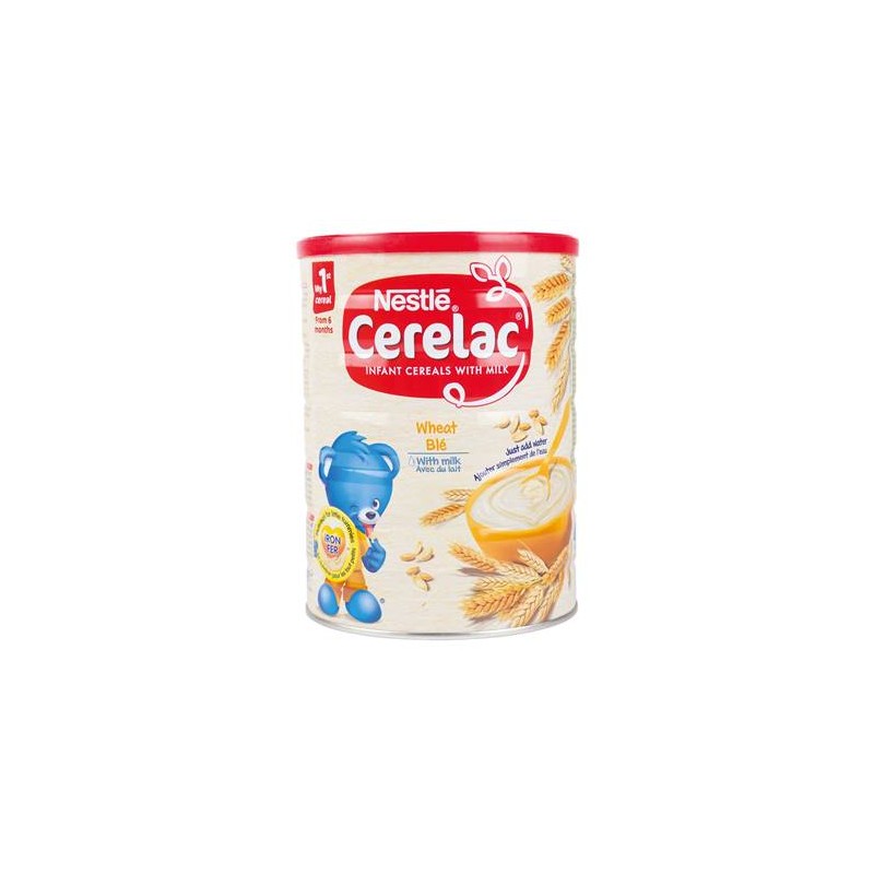 Céréales blé/lait CERELAC 1 kg dès 6 mois halal