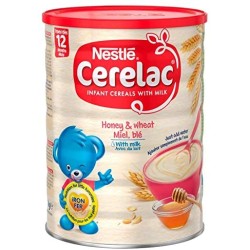 Céréales miel/blé/lait CERELAC 1 kg dès 12 mois halal