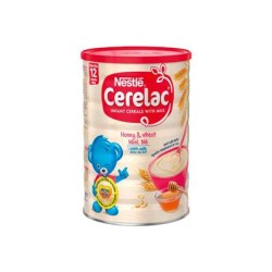 Céréales miel/blé/lait CERELAC 400 g dès 12 mois halal