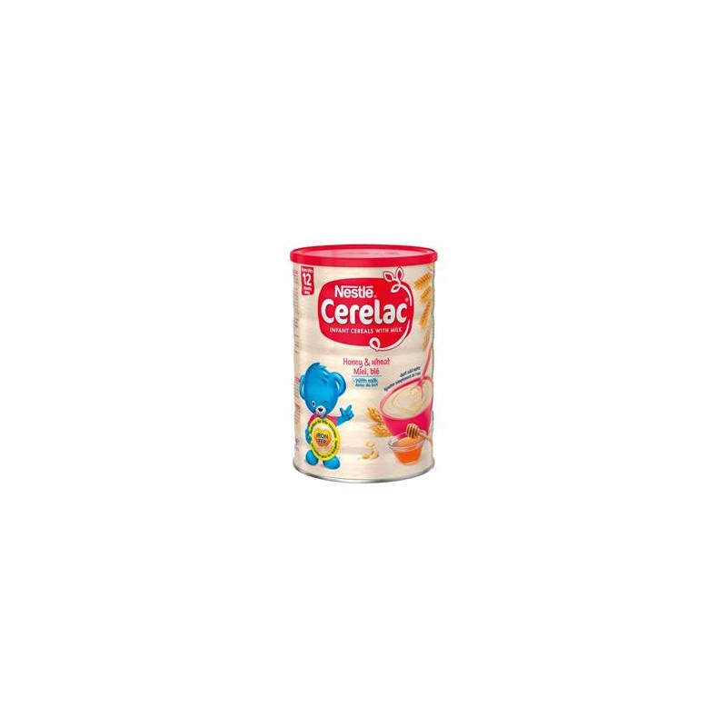 Céréales miel/blé/lait CERELAC 400 g dès 12 mois halal