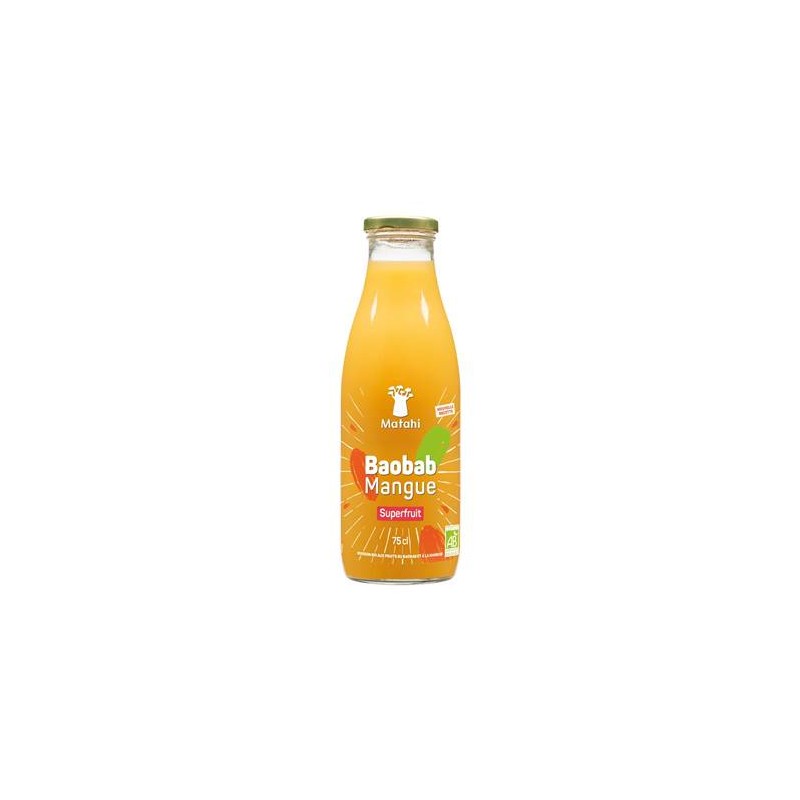 Boisson bio MATAHI SUPERFRUIT Baobab Mangue 75 cl