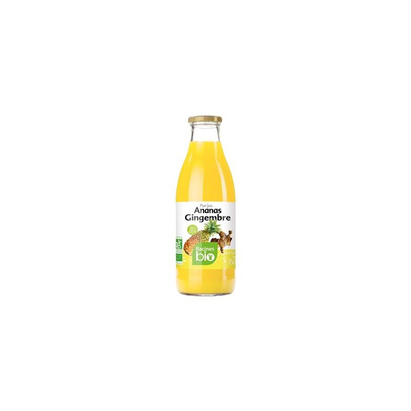 Pur jus Ananas Gingembre RACINES BIO 75 cl