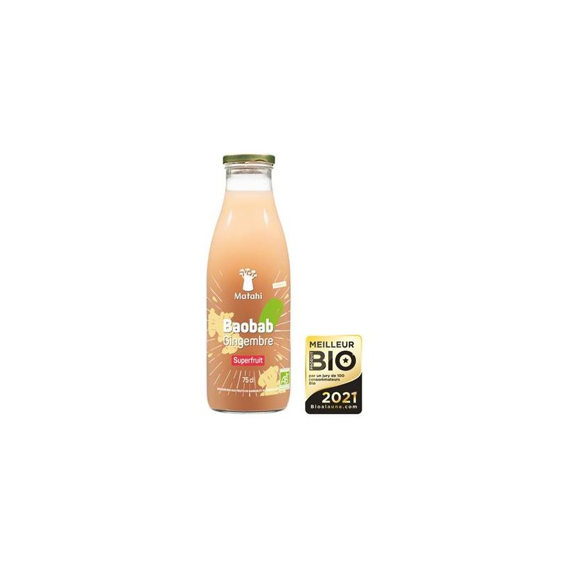 Baobab Gingembre MATAHI SUPERFRUIT 75cl