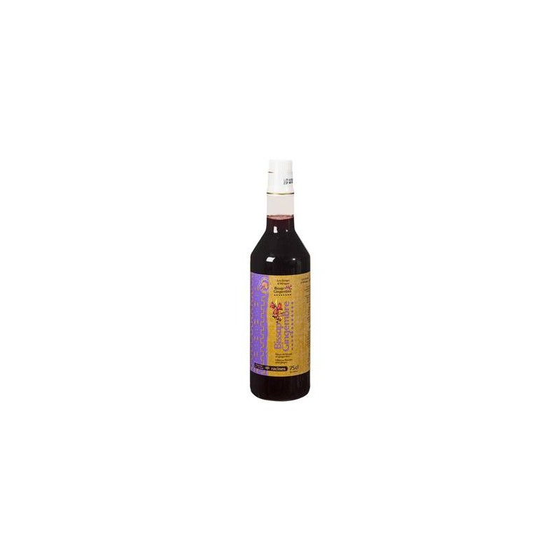 Sirop de bissap Hibiscus gingembre RACINES 75 cl