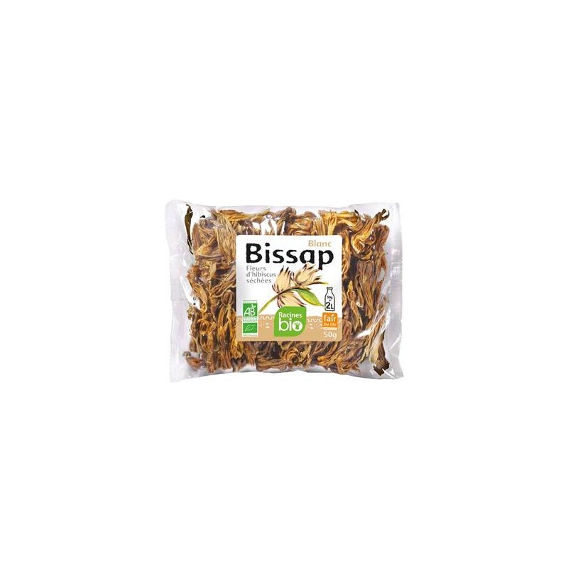 Fleurs d'hibiscus blanc RACINES BIO 50 g