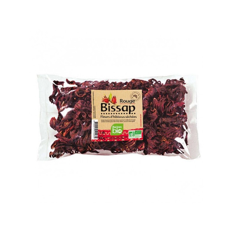 Fleurs d'hibiscus rouge RACINES 2 kg