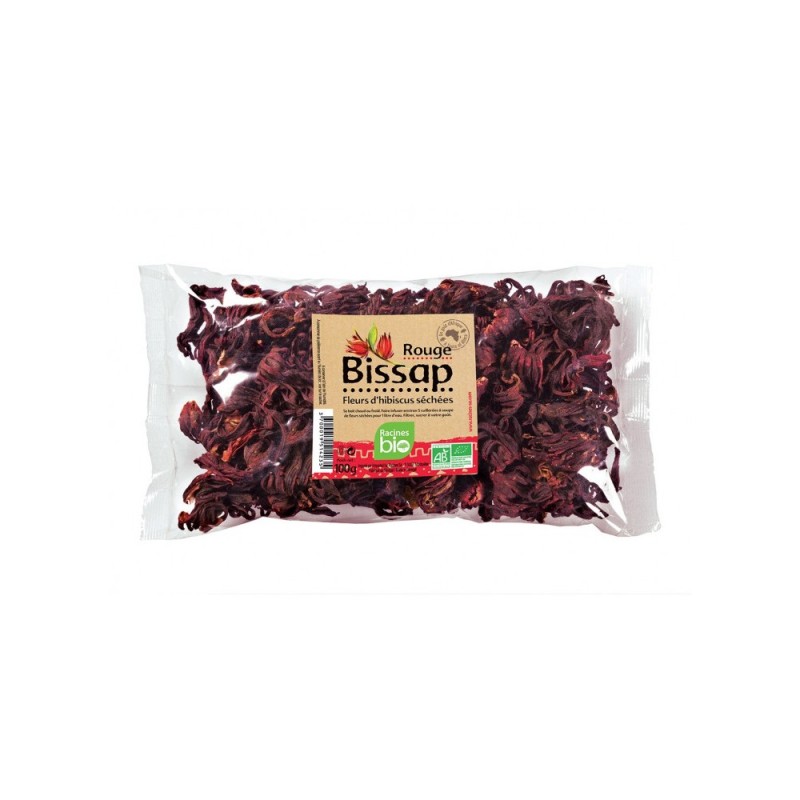 Fleurs d'hibiscus rouge RACINES BIO 100 g