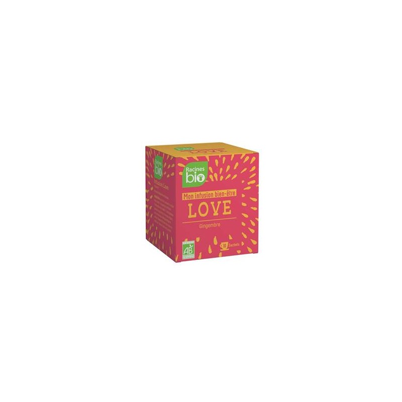 Infusion Bien Etre RACINES BIO Love 10 x 1.6 g