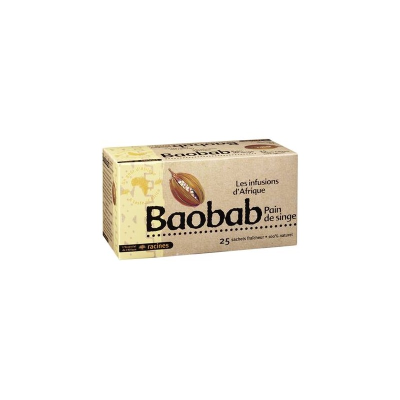 Infusion d'Afrique RACINES Baobab 25 sachets x 1.6 g