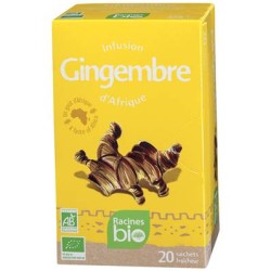 Infusion d'Afrique RACINES BIO Gingembre 20 x 1.6 g