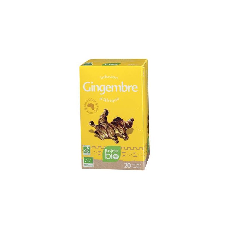 Infusion d'Afrique RACINES BIO Gingembre 20 x 1.6 g