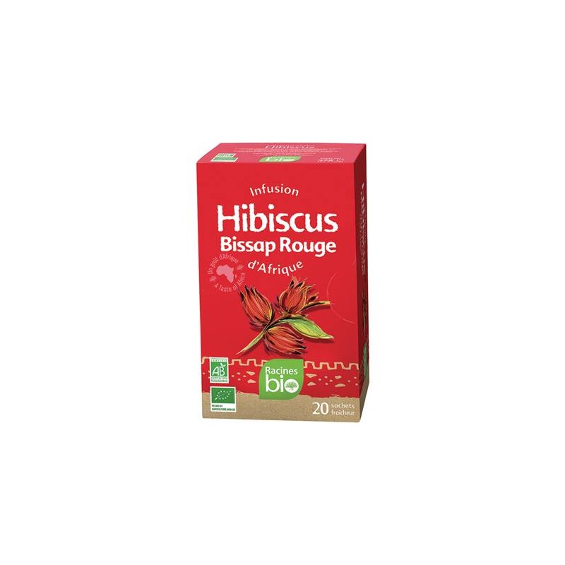 Infusion d'Afrique RACINES BIO Hibiscus 20 x 1.6 g