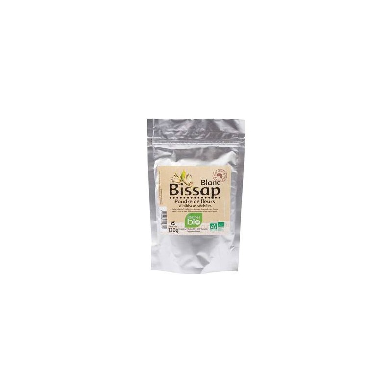 Poudre d'hibiscus RACINES BIO blanc 120 g