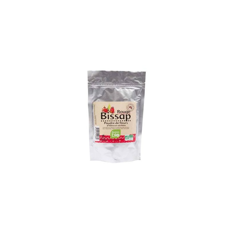 Poudre d'hibiscus RACINES BIO rouge 120 g