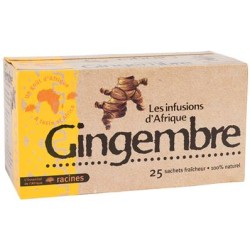 Infusion d'Afrique RACINES Gingembre 25 sachets x 1.6 g