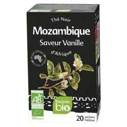 Thé noir RACINES BIO vanille 20 sachets x 1.6 g