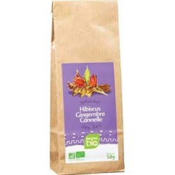 Infusion Iles RACINES BIO Cannelle Hibiscus Gingembre 50g