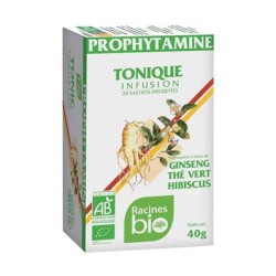 Infusion PROPHYTAMINE Tonique RACINES BIO 20 sachets x 2 g