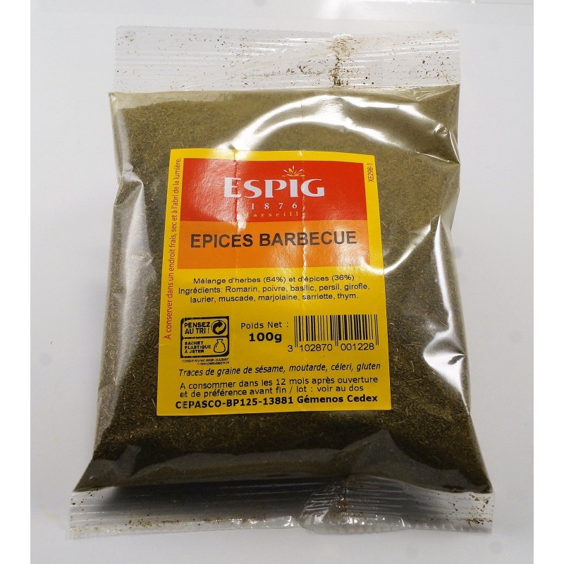 Epices barbecue ESPIG 100g